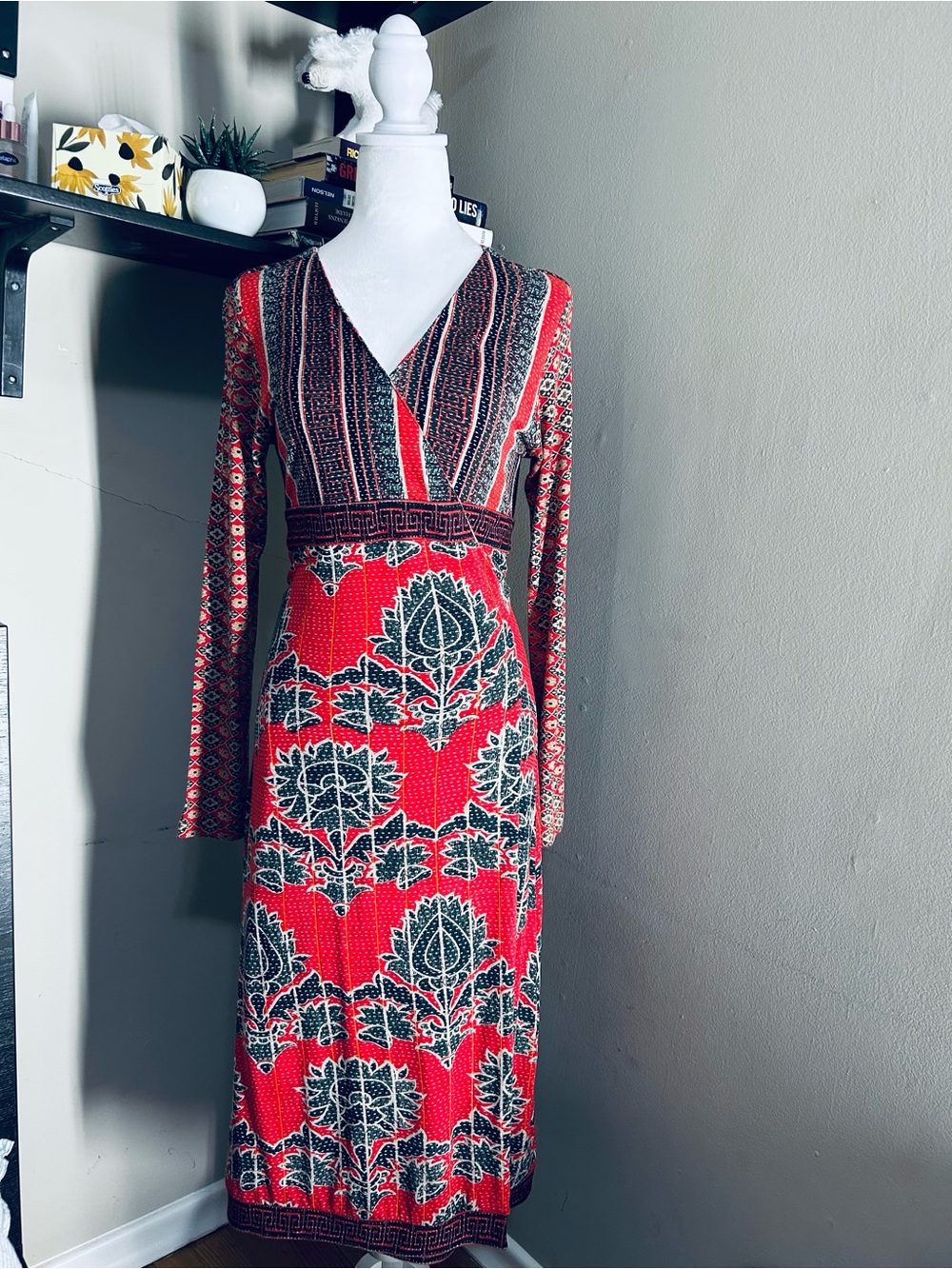 RITU KUMAR Multi- Coloured wrapped Dress